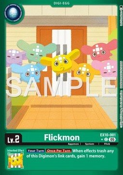Flickmon (EX10 - 001) (V.2) - Sinister Order (Alternative Art) [001] - El Duelista