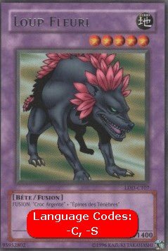 Flower Wolf (V.2 - Rare)⁣ - Legend of Blue Eyes White Dragon (LDD)⁣ (Rare)⁣ [107] - El Duelista