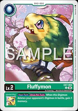 Fluffymon (EX7 - 004) (V.1)⁣ - Digimon Liberator⁣ (Uncommon)⁣ [004] - El Duelista