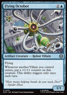 Flying Octobot - Magic: The Gathering | Marvel's Spider - Man (Uncommon) [SPM - 31] - El Duelista