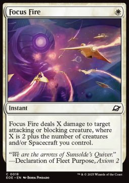 Focus Fire⁣ - Edge of Eternities⁣ (Common)⁣ [18] - El Duelista
