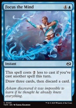 Focus the Mind⁣ - Tarkir: Dragonstorm⁣ (Common)⁣ [45] - El Duelista