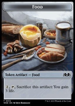 Food Token (V.3)⁣ - Wilds of Eldraine: Extras⁣ (Token)⁣ [12] - El Duelista