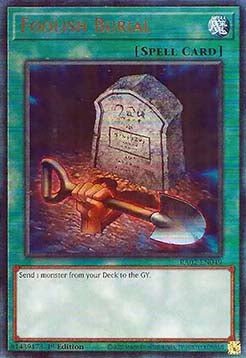 Foolish Burial (V.7 - Ultimate Rare)⁣ - 25th Anniversary Rarity Collection II⁣ (Ultimate Rare)⁣ [049] - El Duelista