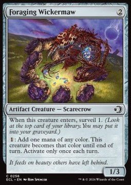 Foraging Wickermaw - Lorwyn Eclipsed (Common) [ECL - 256] - El Duelista