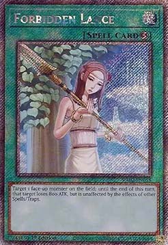 Forbidden Lance (V.4 - Platinum Secret Rare)⁣ - 25th Anniversary Rarity Collection II⁣ (Platinum Secret Rare)⁣ [058] - El Duelista
