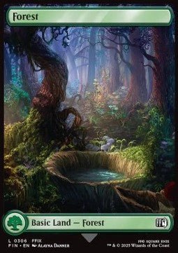 Forest (V.1)⁣ - Magic: The Gathering - FINAL FANTASY⁣ (Land)⁣ [306] - El Duelista