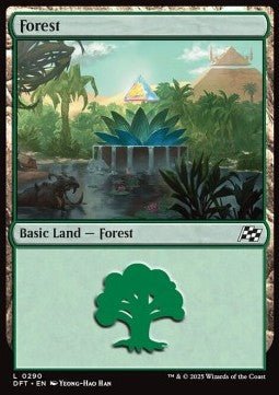 Forest (V.2)⁣ - Aetherdrift⁣ (Land)⁣ [290] - El Duelista