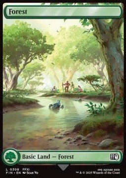 Forest (V.3)⁣ - Magic: The Gathering - FINAL FANTASY⁣ (Land)⁣ [308] - El Duelista