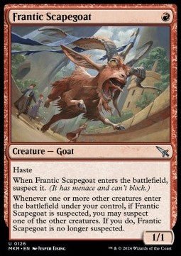 Frantic Scapegoat⁣ - Murders at Karlov Manor⁣ (Uncommon)⁣ [126] - El Duelista