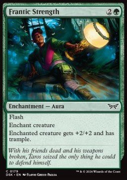Frantic Strength⁣ - Duskmourn: House of Horror⁣ (Common)⁣ [179] - El Duelista