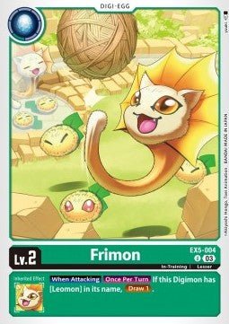 Frimon (EX5 - 004) (V.1)⁣ - Animal Colosseum⁣ (Uncommon)⁣ [004] - El Duelista
