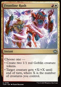 Frontline Rush⁣ - Tarkir: Dragonstorm⁣ (Uncommon)⁣ [186] - El Duelista
