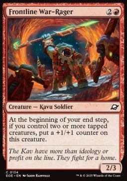 Frontline War - Rager⁣ - Edge of Eternities⁣ (Common)⁣ [134] - El Duelista