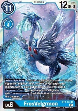 FrosVelgrmon (BT8 - 031)⁣ - New Awakening⁣ (Rare)⁣ [031] - El Duelista