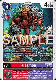 Fugamon (BT24 - 013) - Time Stranger (Uncommon) [BT - 24 - 013] - El Duelista