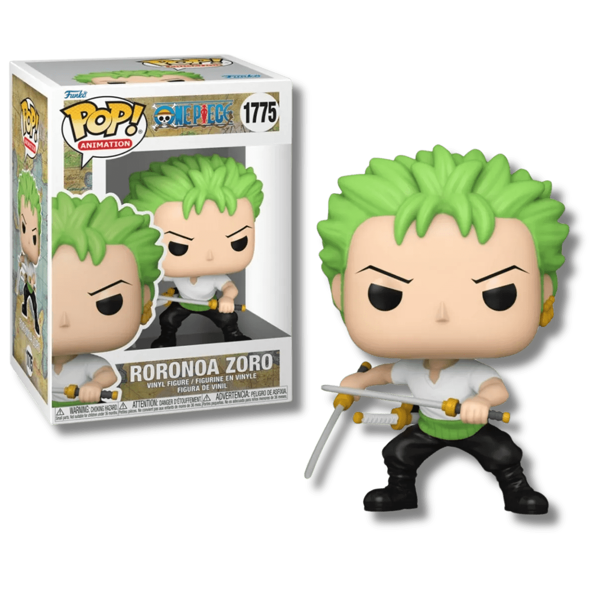 Funko POP! 1775 Zoro (2024) - One Piece | Figura de vinilo 10 cm - El Duelista