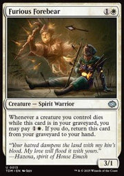 Furious Forebear⁣ - Tarkir: Dragonstorm⁣ (Uncommon)⁣ [13] - El Duelista