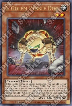 G Golem Pebble Dog - Battles of Legend: Crystal Revenge (Ultra Rare) [BLCR - 041] - El Duelista