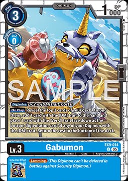 Gabumon (EX9 - 014) (V.1)⁣ - Versus Monsters⁣ (Uncommon)⁣ [014] - El Duelista