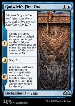 Gadwick's First Duel⁣ - Wilds of Eldraine⁣ (Uncommon)⁣ [51] - El Duelista