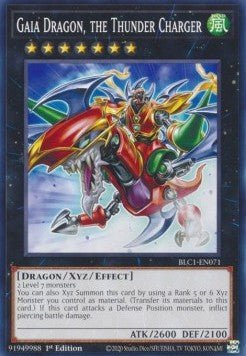 Gaia Dragon, the Thunder Charger - Battles of Legend: Chapter 1 (Common) [BLC1 - 071] - El Duelista