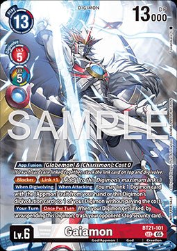 Gaiamon (BT21 - 101) (V.1) - Unnumbered Promos (Alternative Art) [UP - BT21 - 101] - El Duelista
