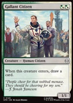 Gallant Citizen - Magic: The Gathering | Marvel's Spider - Man (Common) [SPM - 129] - El Duelista