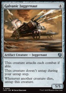 Galvanic Juggernaut⁣ - Innistrad Remastered⁣ (Uncommon)⁣ [263] - El Duelista