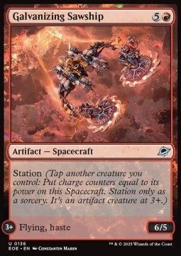 Galvanizing Sawship⁣ - Edge of Eternities⁣ (Uncommon)⁣ [136] - El Duelista