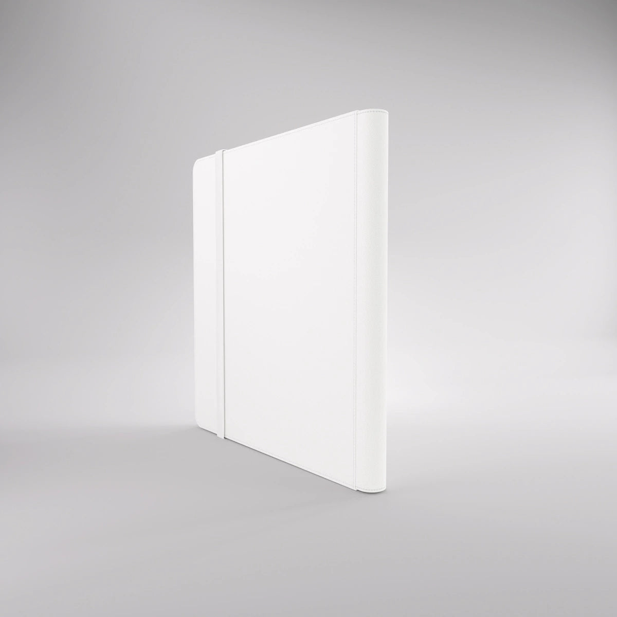 Álbum Gamegenic Prime 24-Pocket — Blanco — vista posterior y cierre elástico