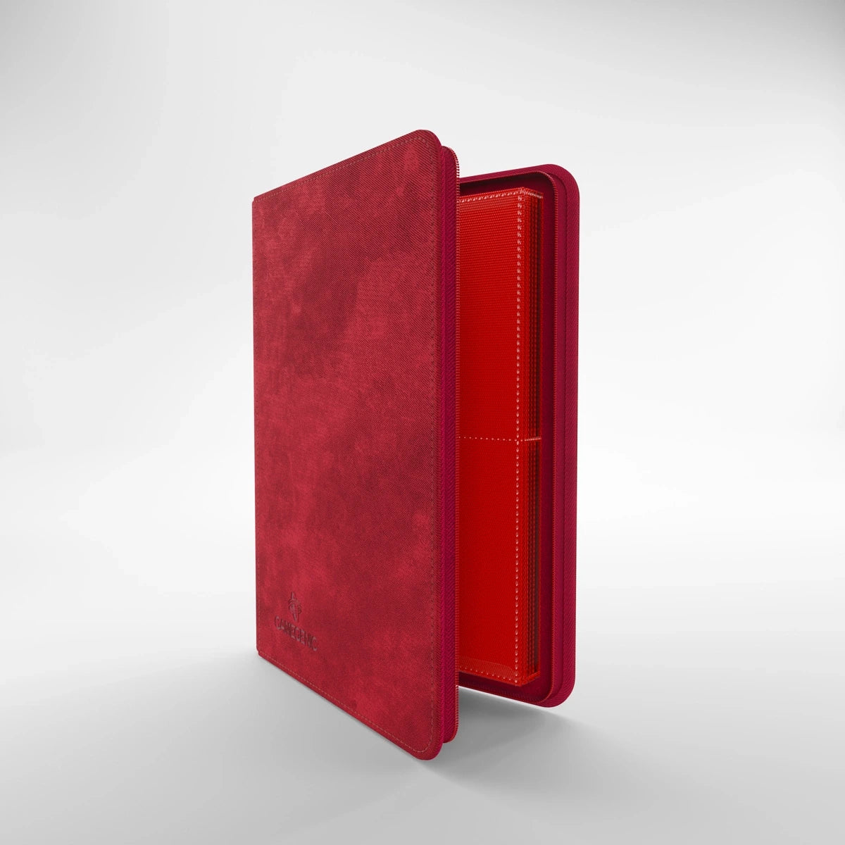 Álbum Gamegenic Zip-Up 8-Pocket — Rojo — vista abierta