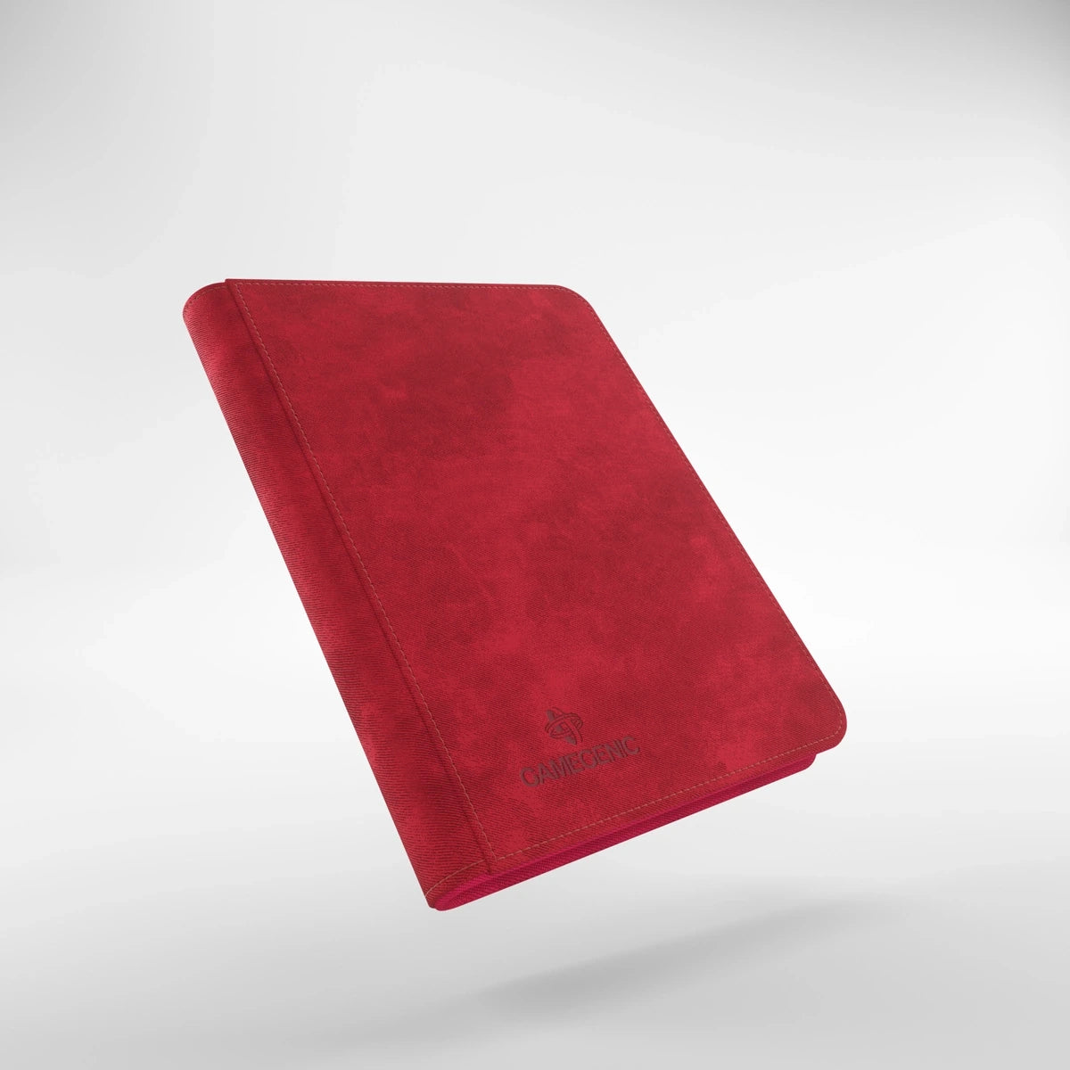 Álbum Gamegenic Zip-Up 8-Pocket — Rojo — detalle exterior y cremallera