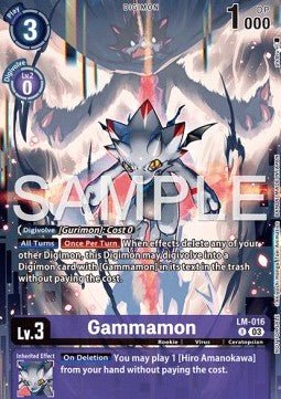 Gammamon (LM - 016) - Sinister Order (Alternative Art) [LM - 016] - El Duelista