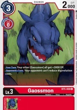 Gaossmon (BT5 - 008)⁣ - Battle Of Omni⁣ (Common)⁣ [BT5 - 008] - El Duelista