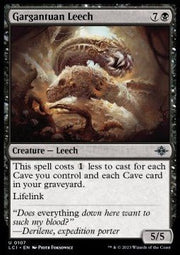Gargantuan Leech⁣ - The Lost Caverns of Ixalan⁣ (Uncommon)⁣ [107] - El Duelista