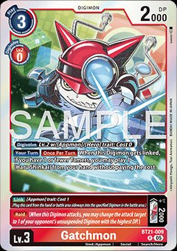 Gatchmon (BT21 - 009) (V.1)⁣ - World Convergence⁣ (Rare)⁣ [009] - El Duelista