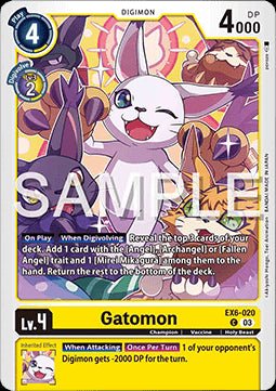 Gatomon (EX6 - 020)⁣ - Infernal Ascension⁣ (Common)⁣ [020] - El Duelista