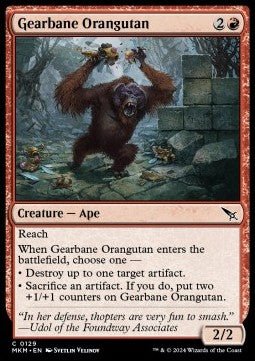 Gearbane Orangutan⁣ - Murders at Karlov Manor⁣ (Common)⁣ [129] - El Duelista