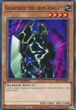 Gearfried the Iron Knight (V.1 - Common)⁣ - Speed Duel: Streets of Battle City⁣ (Common)⁣ [B01] - El Duelista