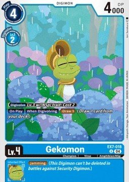 Gekomon (EX7 - 018) (V.1)⁣ - Digimon Liberator⁣ (Uncommon)⁣ [018] - El Duelista