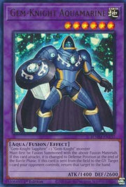 Gem - Knight Aquamarine⁣ - Battles of Legend: Monster Mayhem⁣ (Ultra Rare)⁣ [137] - El Duelista