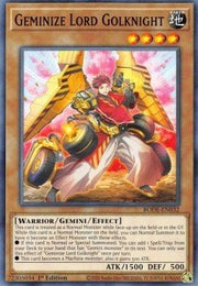 Geminize Lord Golknight - Burst of Destiny (Common) [BODE - 032] - El Duelista