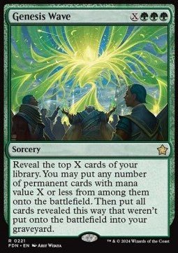 Genesis Wave - Magic: The Gathering Foundations (Rare) [FDN - 221] - El Duelista