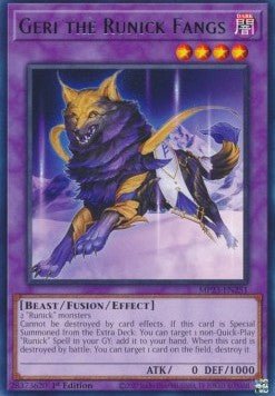 Geri the Runick Fangs - 25th Anniversary Tin: Dueling Heroes Mega Pack (Rare) [MP23 - 251] - El Duelista