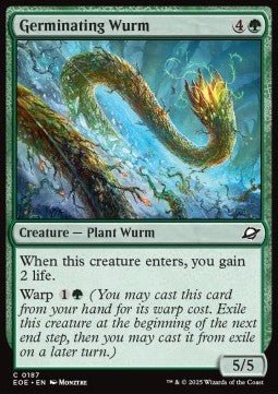 Germinating Wurm⁣ - Edge of Eternities⁣ (Common)⁣ [187] - El Duelista
