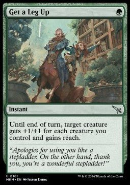 Get a Leg Up⁣ - Murders at Karlov Manor⁣ (Uncommon)⁣ [161] - El Duelista