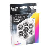Gamegenic Galaxy Series Set of 7 Dice Set "Moon" (7 Dice)