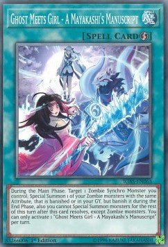 Ghost Meets Girl - A Mayakashi's Manuscript - Ignition Assault (Common) [IGAS - 063] - El Duelista