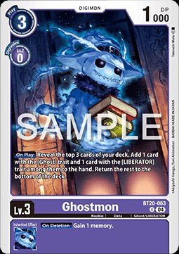 Ghostmon (BT20 - 063) (V.1)⁣ - Special Booster Ver 2.5⁣ (Uncommon)⁣ [063] - El Duelista